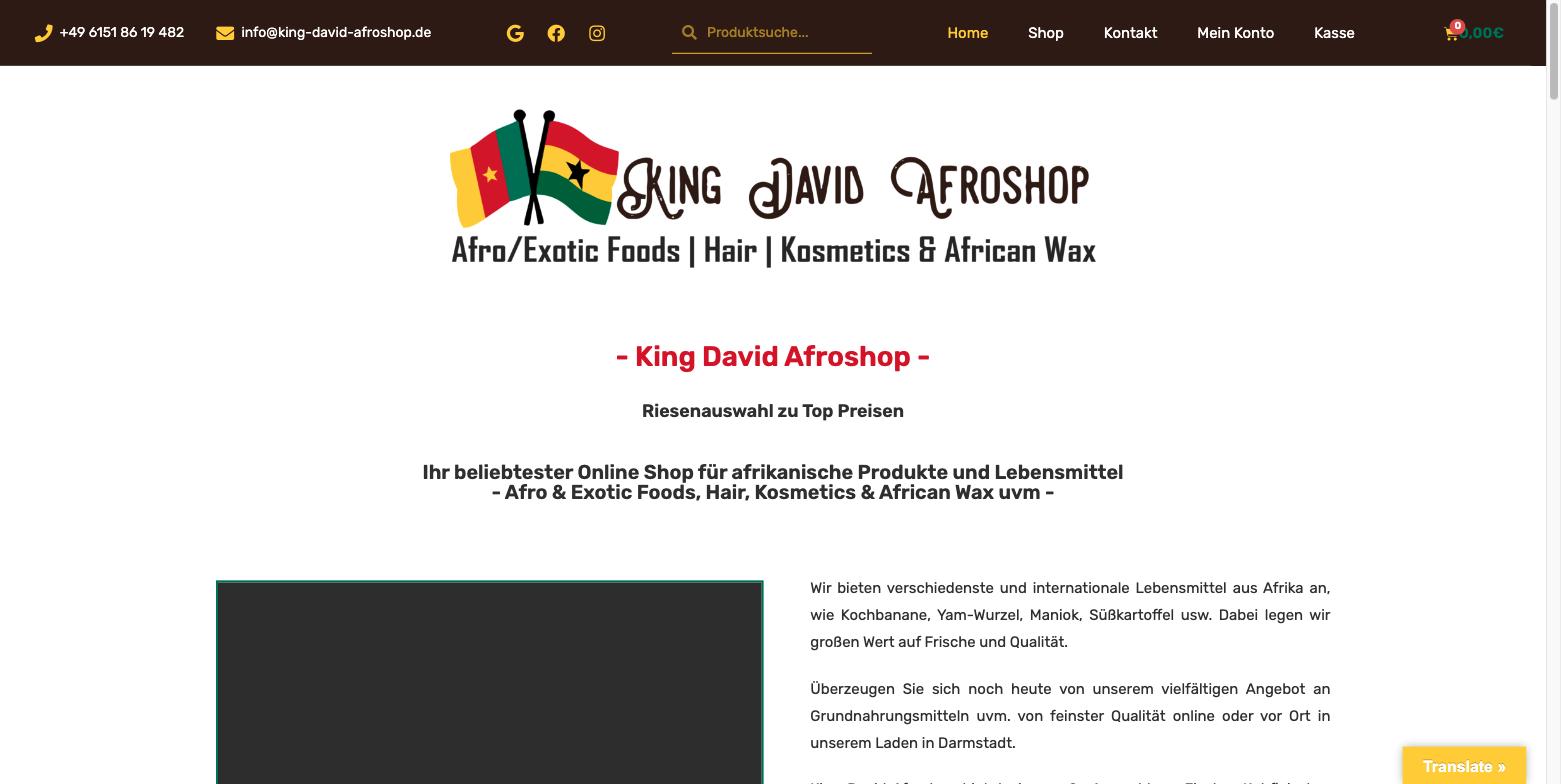 King David Afroshop